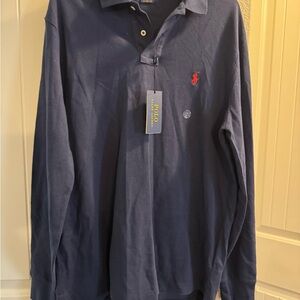 Ralph Lauren Men's Dark Blue Polo Shirt